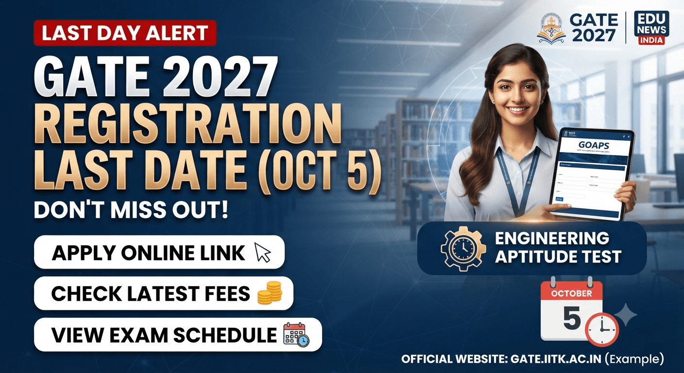 IIT Madras GATE 2027 Registration Closes Today: Check Direct Link, Fee, and Important Guidelines