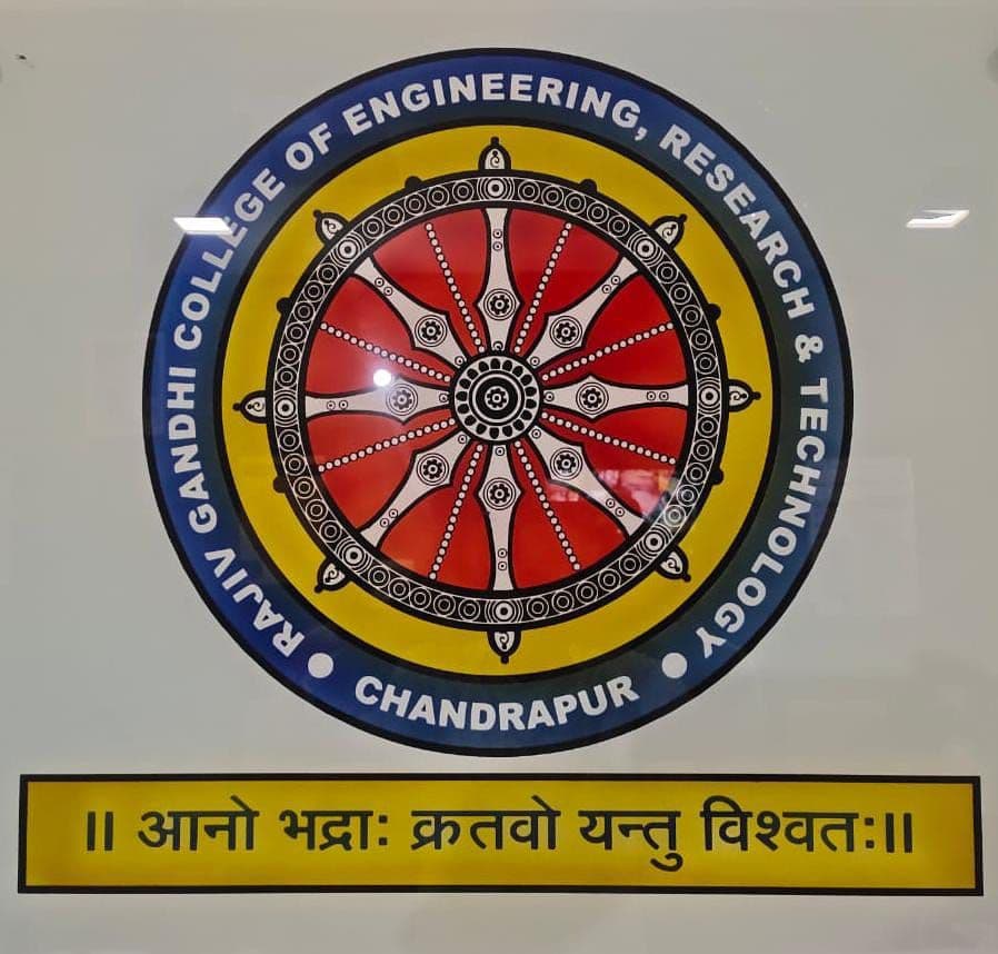 Rajiv Gandhi College of Engineering, Research and Technology - [RCERT], Chandrapur Logo