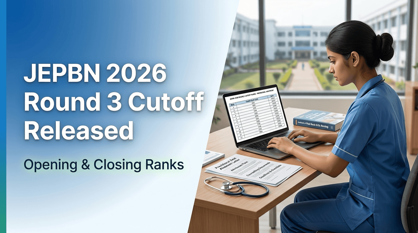 JEPBN 2026 Round 3 Cutoff Released; Check Opening and Closing Ranks