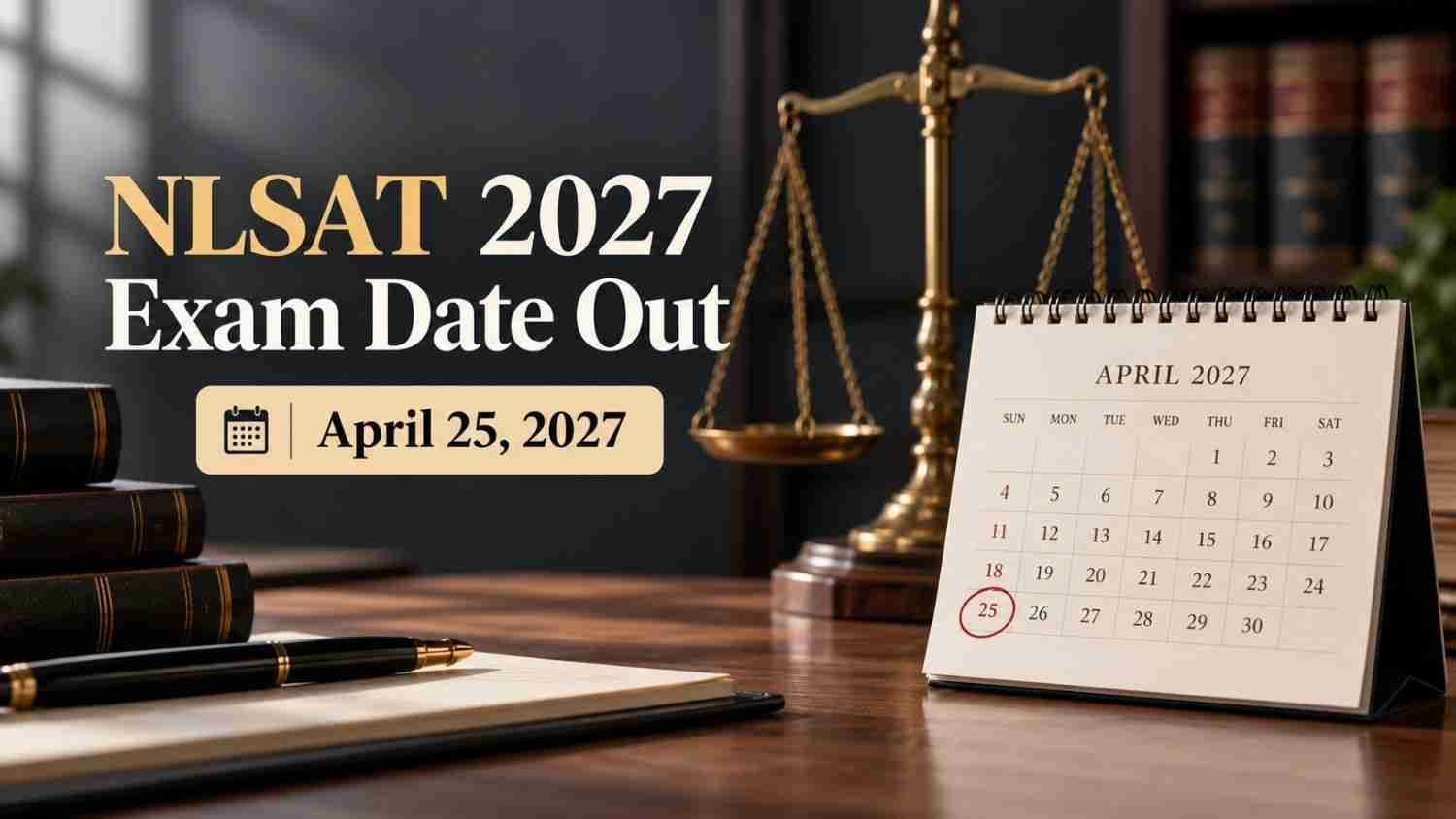 NLSAT 2027 exam date announced by NLSIU Bengaluru