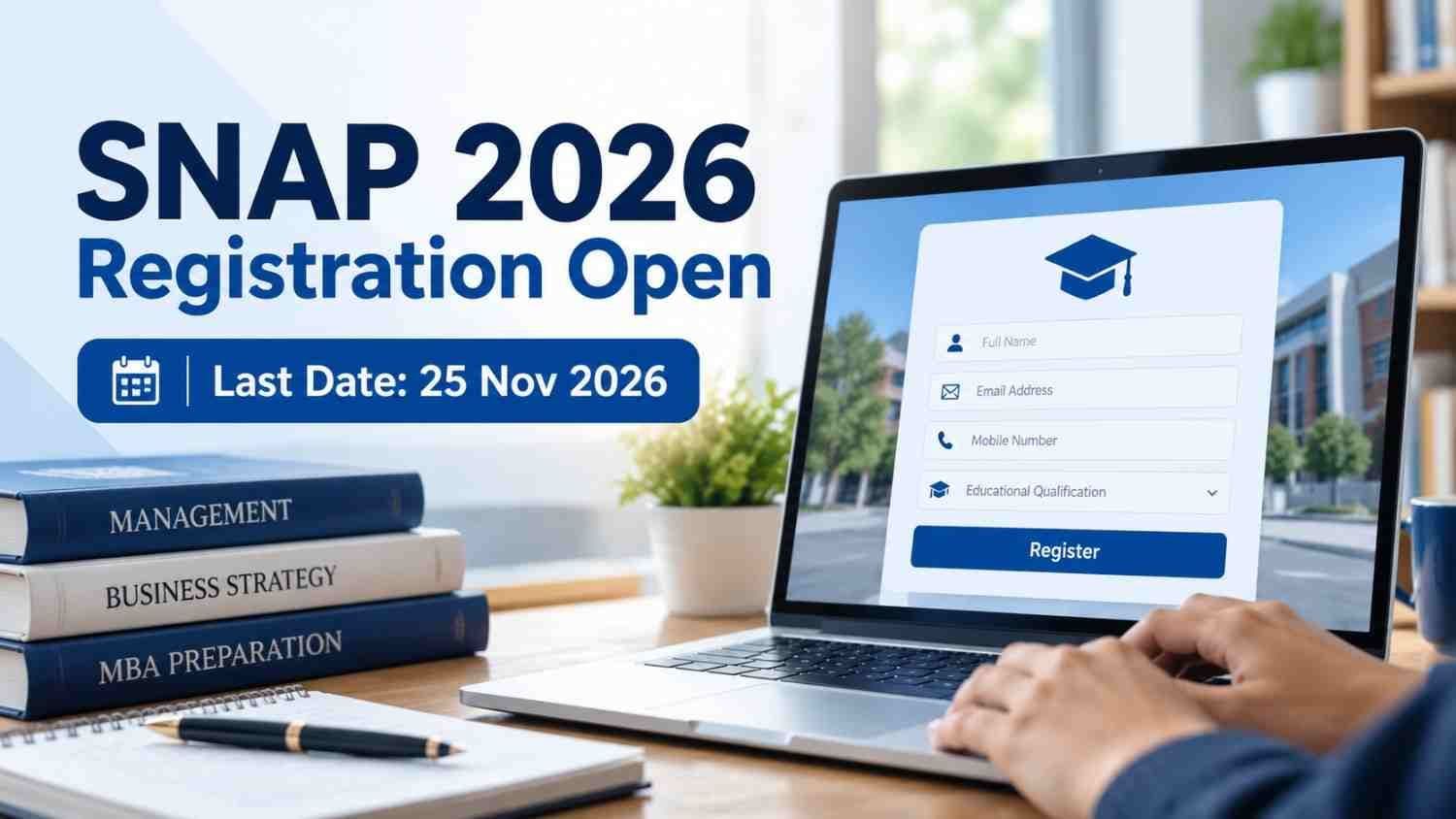 SNAP 2026 registration open for Symbiosis MBA admissions