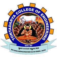 Tontadarya College of Engineering, Gadag Logo