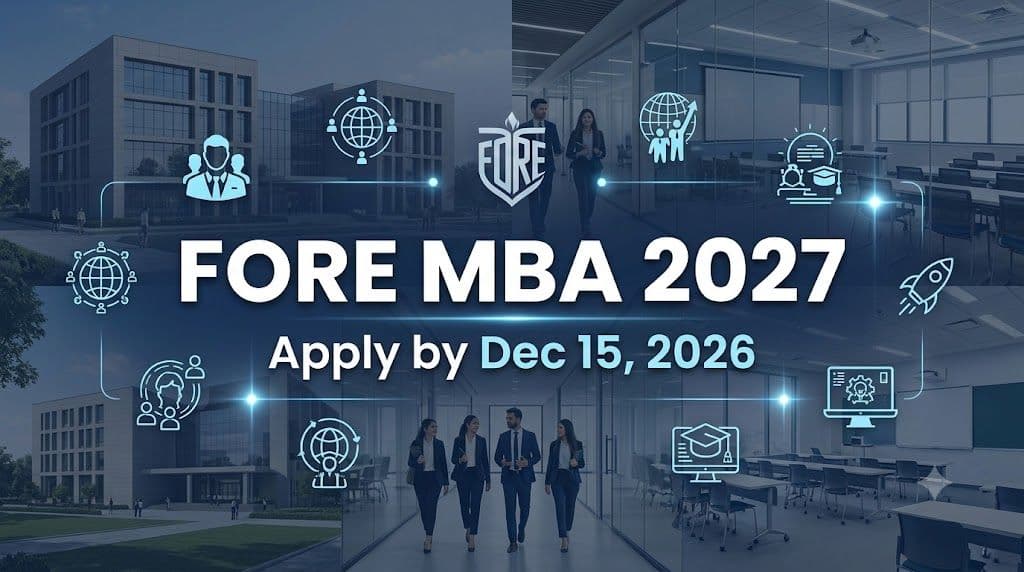 FORE School of Management MBA admission 2027 application announcement