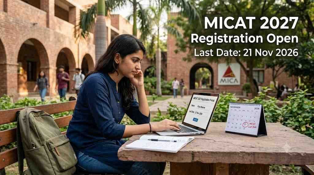 MICAT 2027 Phase I registration open with last date November 21, 2026