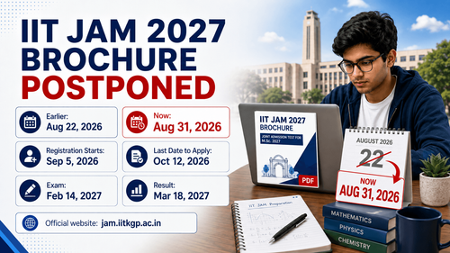 IIT JAM 2027 Information Brochure Delayed; Check New Date