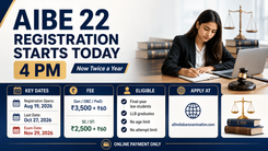 AIBE 22 Registration 2026 Opens Today at 4 PM; Here's Everything You Need Before You Apply