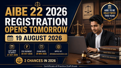 AIBE 22 Exam Registration 2026 LIVE: Form Opens Tomorrow, Fees, Documents & Direct Link @allindiabarexamination.com
