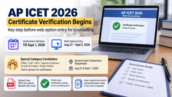 AP ICET Certificate Verification 2026 Started; Check Process & Documents Required