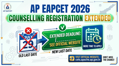 AP EAPCET 2026 Phase 1 Counselling Registration Deadline Extended, Apply by August 1
