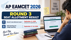 AP EAMCET 2026 Round 3 Seat Allotment Result Now on September 17; Check Direct Link at cap.apcfss.in