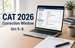 CAT 2026 Form Correction Window Opens on October 5: Edit Photo, Signature and Test City on iimcat.ac.in