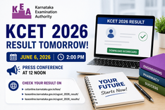 KCET Result 2026 Tomorrow at 2 PM  Over 3.3 Lakh Students on Standby