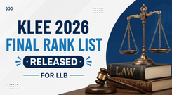 KLEE 2026 Final Rank List Released for 3-Year and 5-Year LLB, Counselling Process Next
