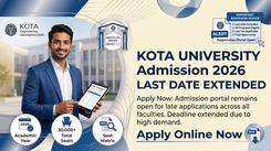 University of Kota Extends UG & PG Admission 2026 Registration Deadline to July 26