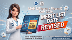 MAH MPharm PharmD CET CAP 2026 Provisional Merit List Release Date Revised to August 2
