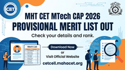 MHT CET MTech CAP 2026 Provisional Merit List Released; Grievance Window Ends Today 