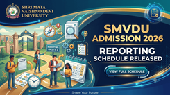 SMVDU Admission 2026 Reporting Schedule Released, Check Dates for UG, PG & PhD Students 