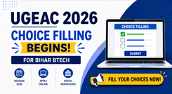 Bihar UGEAC 2026 Choice Filling Begins at BCECEB Portal; Lock Engineering Preferences Now