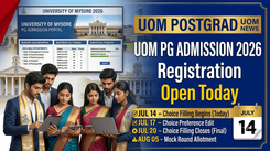 University of Mysore PG Admission 2026 Opens; Apply Online for Entrance Exam by July 18