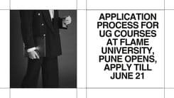 The application process for undergraduate courses at FLAME University, Pune is now open. Apply till June 21 