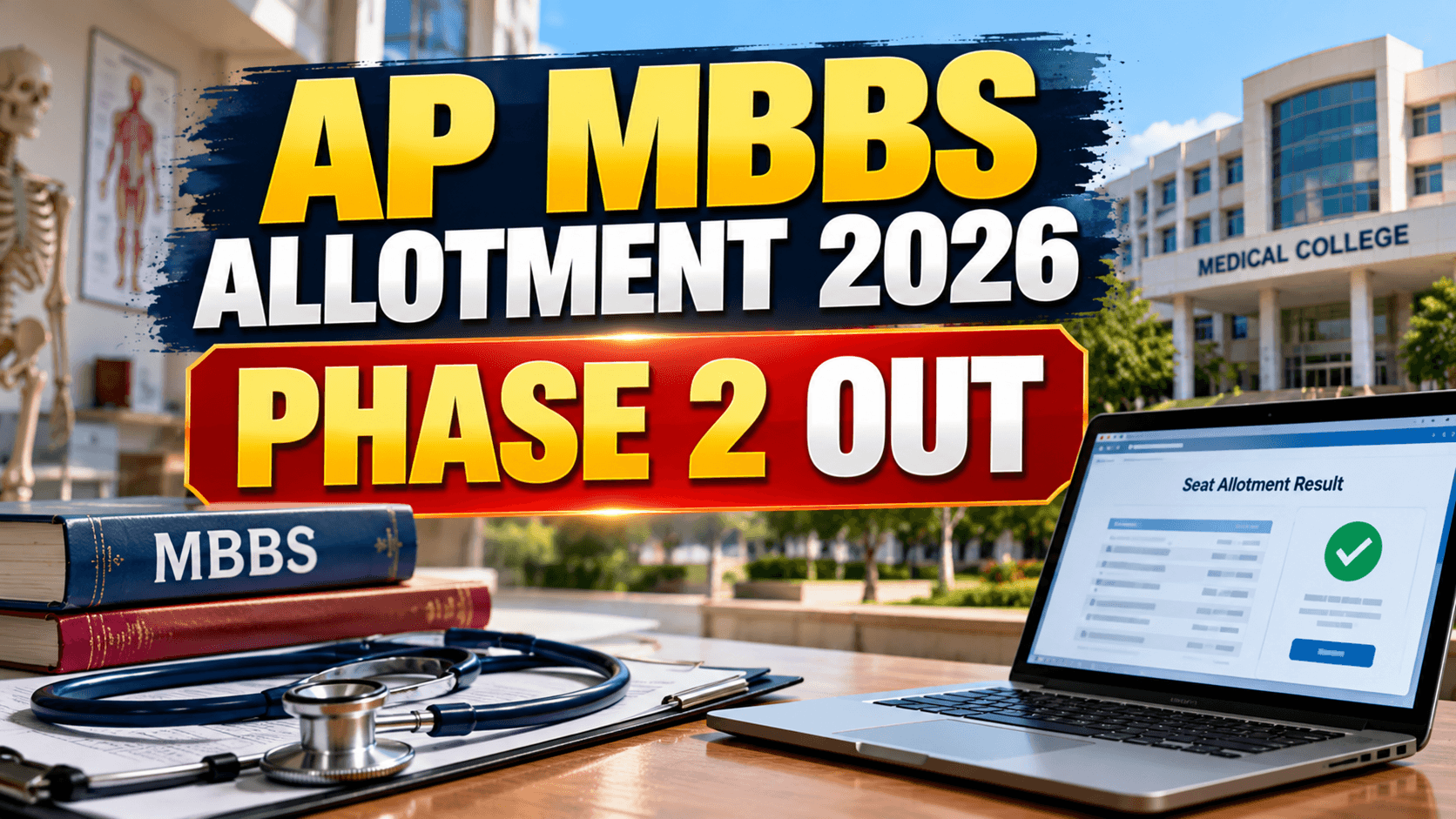 AP MBBS Management Quota Phase 2 Allotment 2026 Out at NTRUHS, Check Reporting Deadline