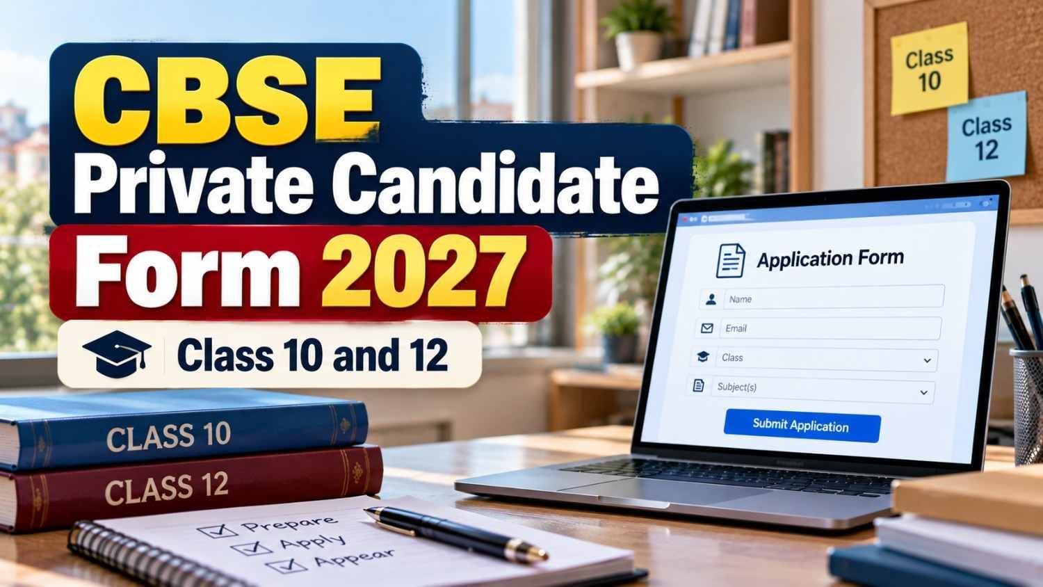 CBSE private candidate form 2027 for Class 10 and 12