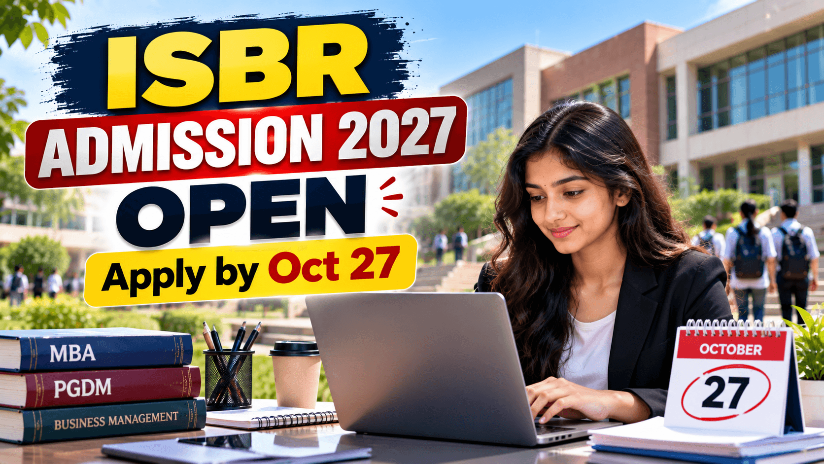 ISBR Bangalore Admission 2027: Applications Open, Check October 27 Early Round Deadline