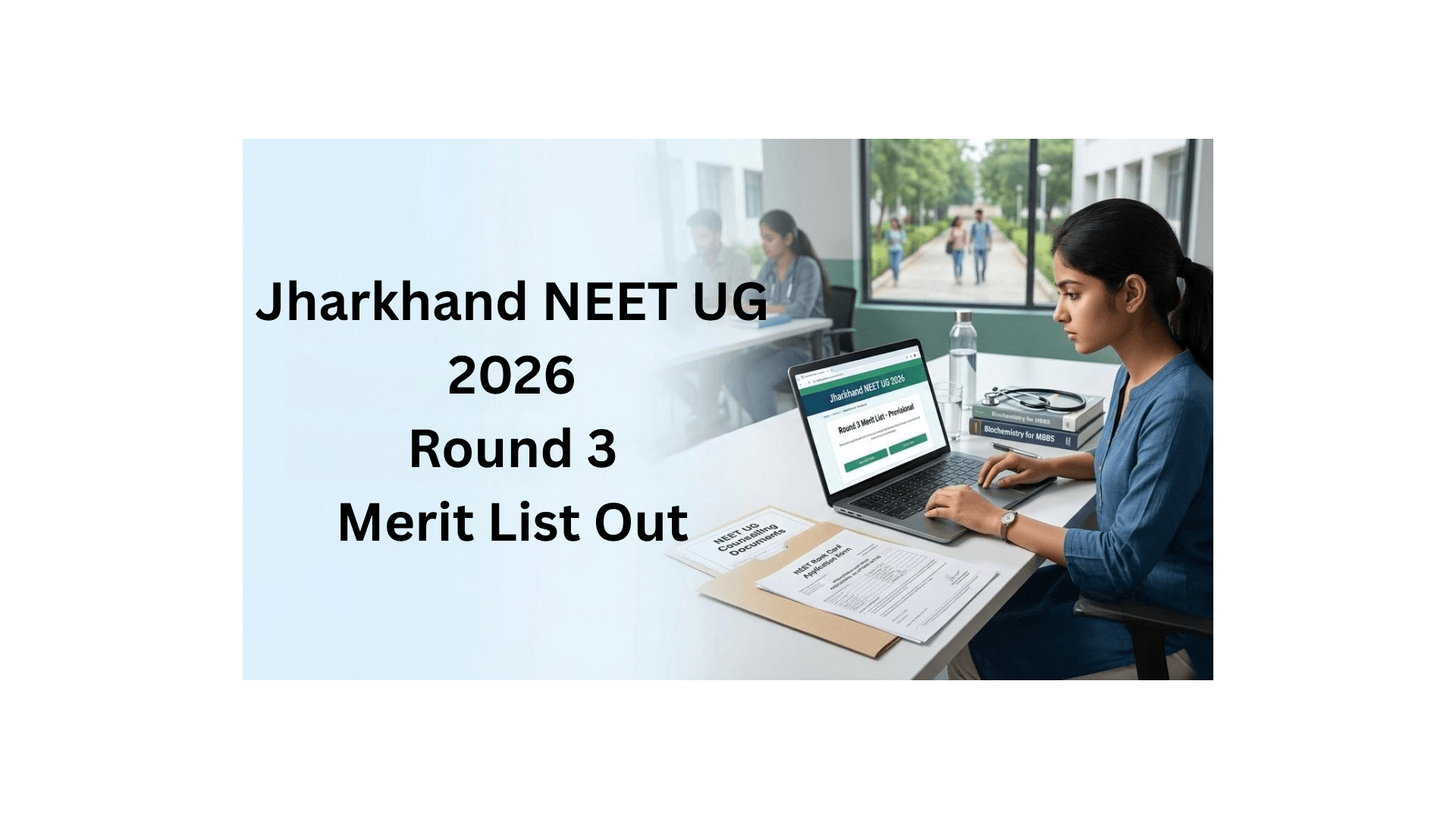 Jharkhand NEET UG 2026 Round 3 Revised Merit List Out; Check Choice Filling Deadline