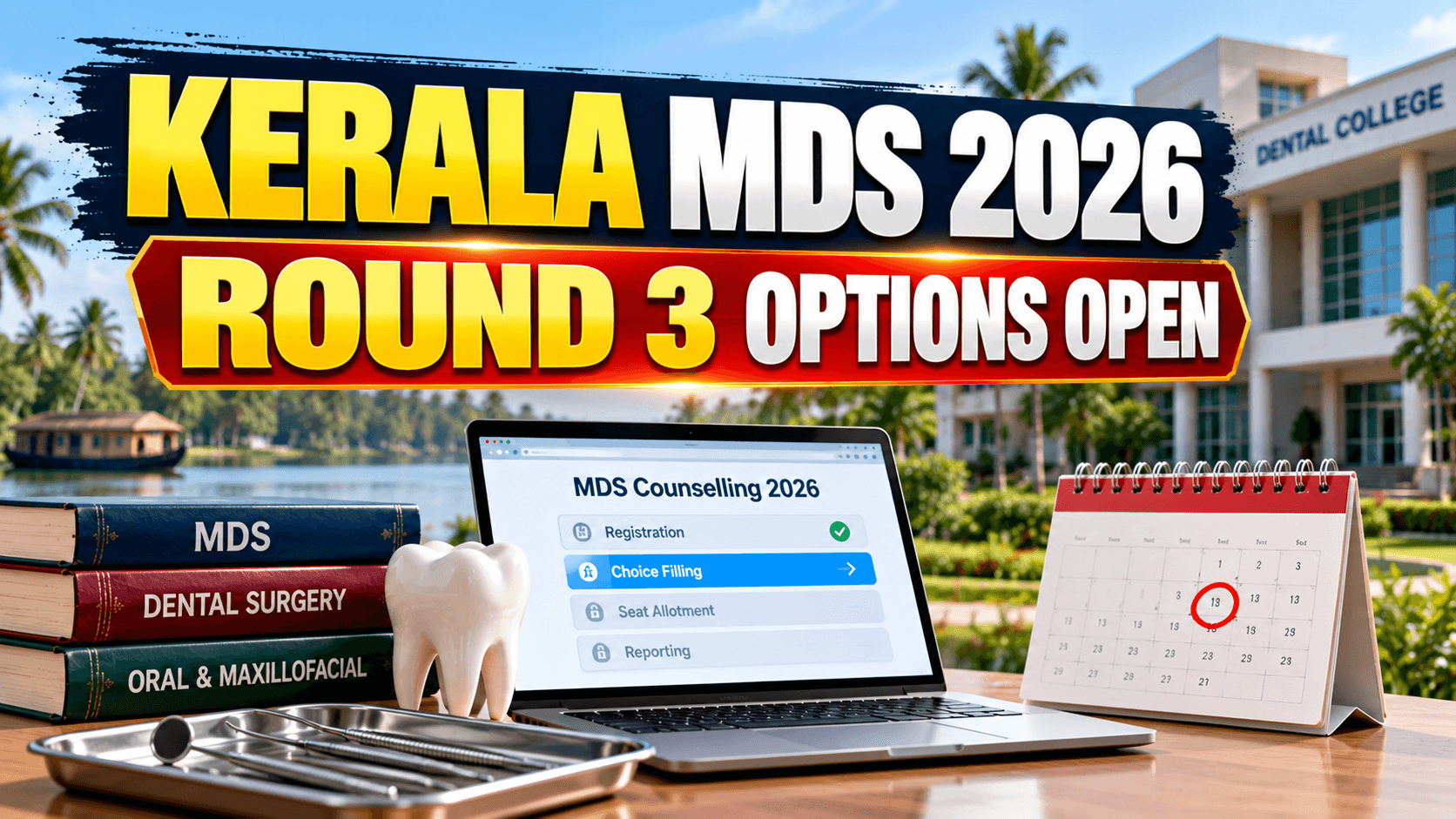 Kerala MDS Third Round Allotment 2026: Fresh Options Open, Check Fee and Important Dates