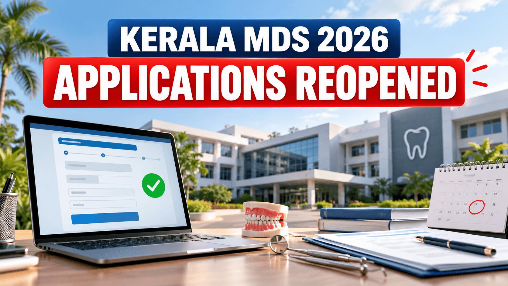Kerala MDS 2026 Registration Reopens: Check Revised Percentile and October 9 Deadline