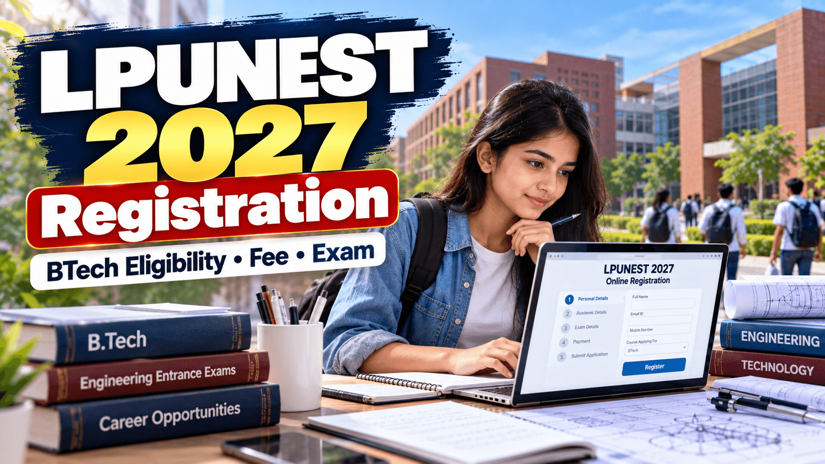 LPUNEST 2027: LPU BTech Eligibility, Exam Mode, Fee and Scholarship Cut-Offs