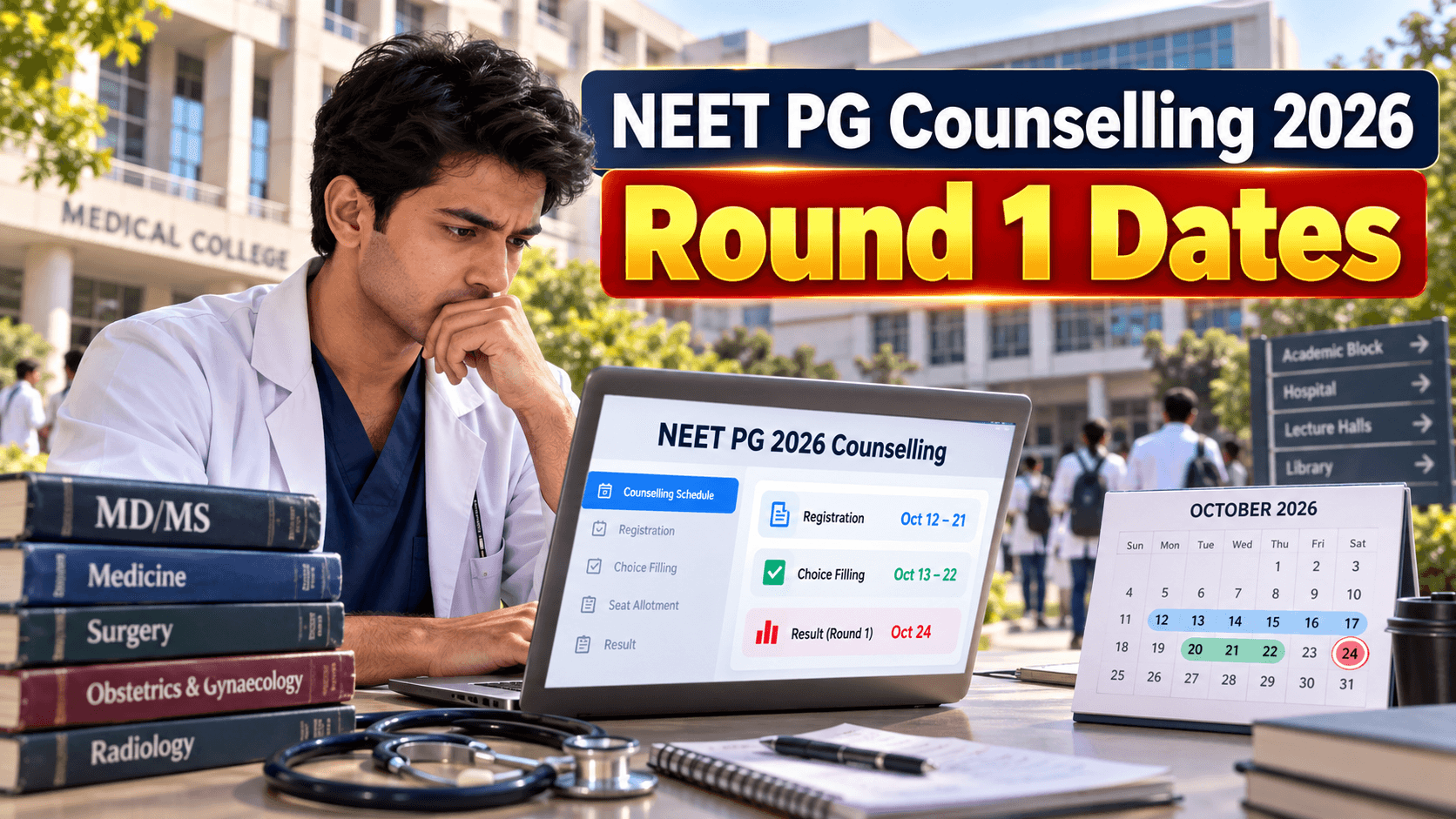 NEET PG Counselling 2026: MCC Announces Round 1 Dates, Check Registration and Allotment Schedule