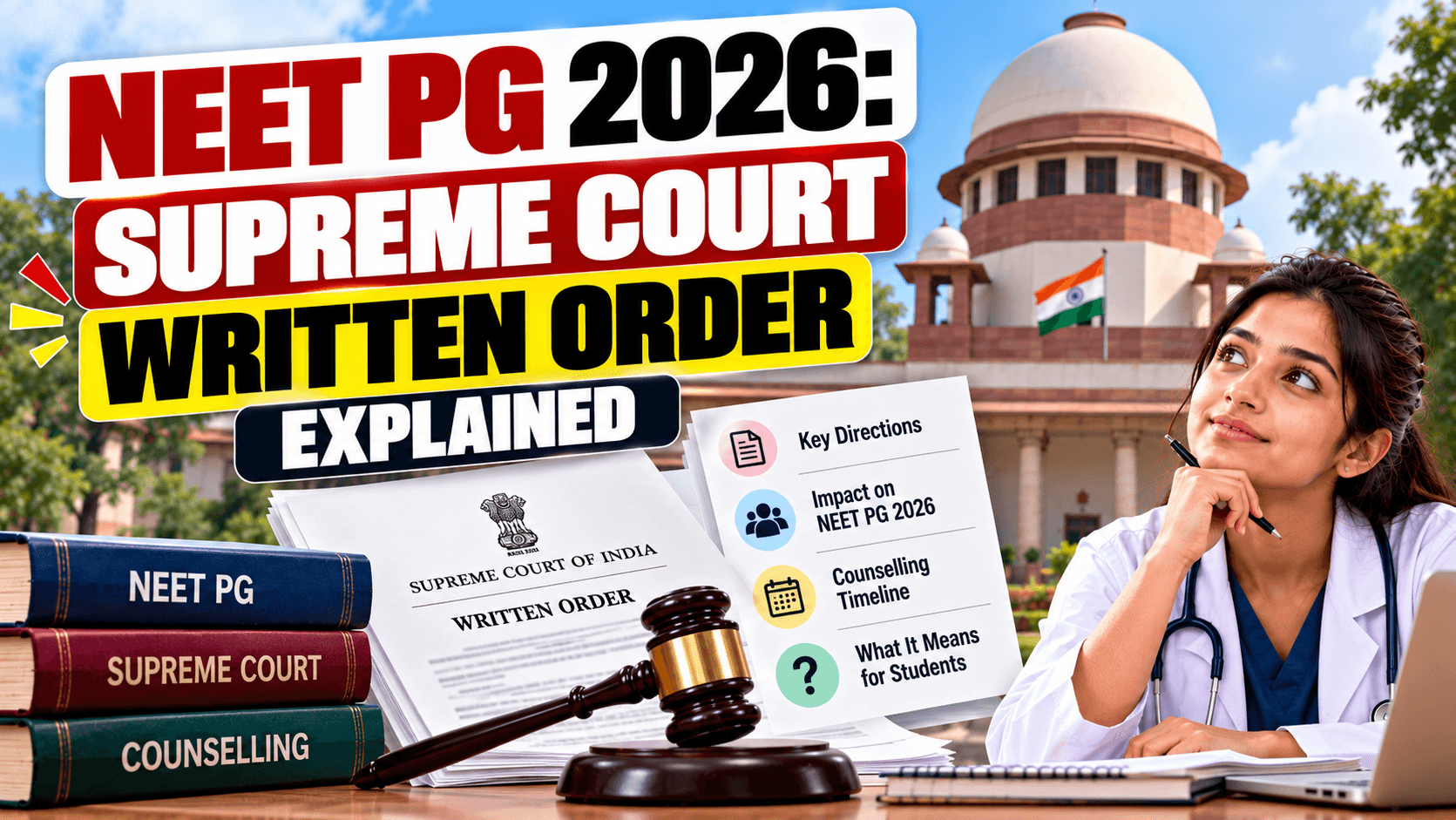 NEET PG 2026: Supreme Court’s Written Order Directs Tagging of Petition
