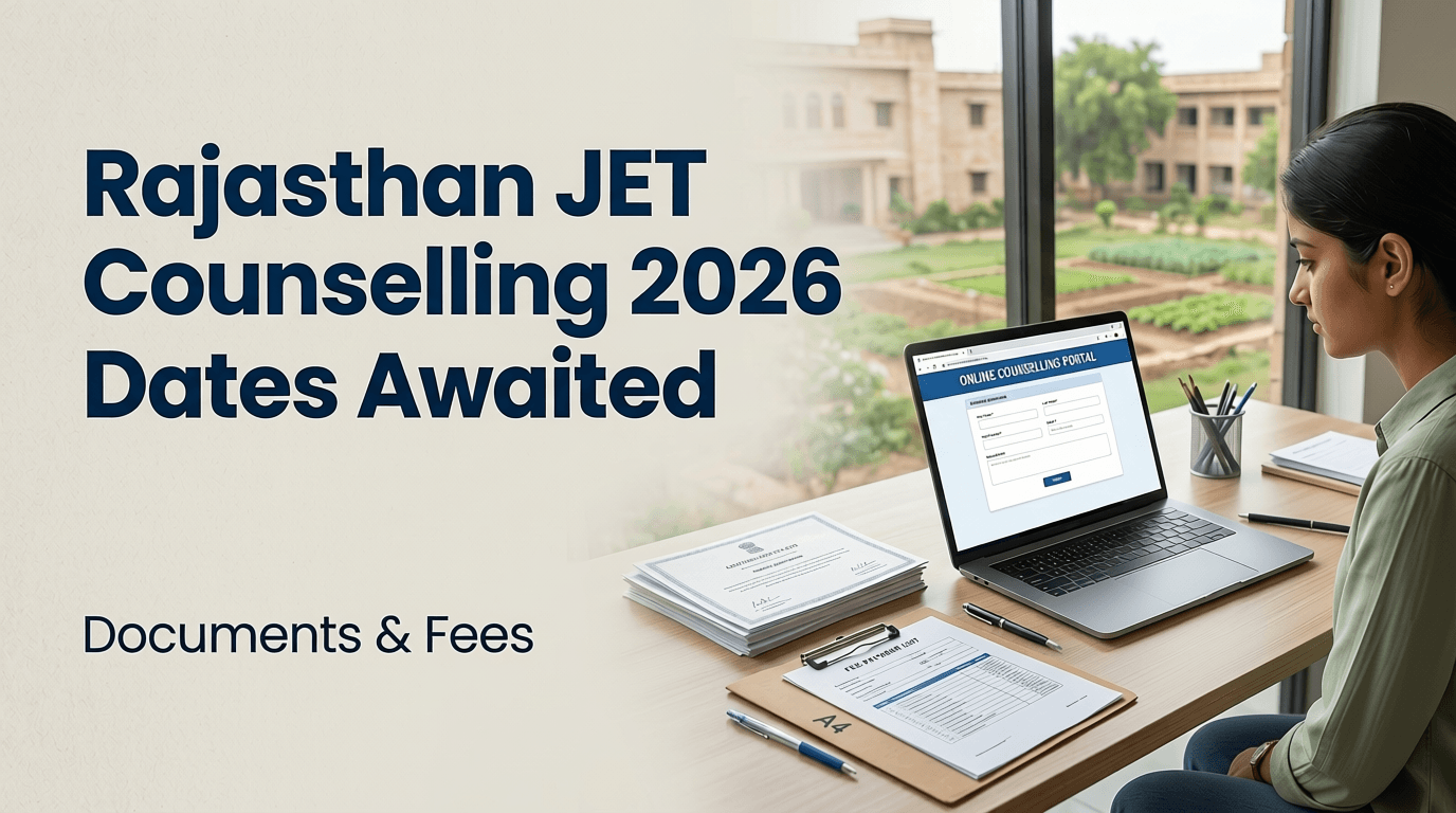 Rajasthan JET Counselling Dates 2026 Soon; Check Latest Update, Expected Schedule and Documents