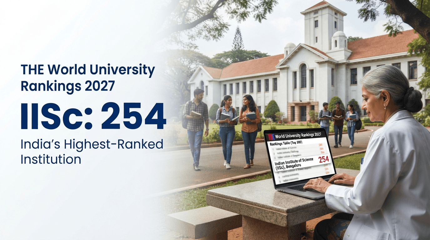THE World University Rankings 2027 Released: IISc Tops India at 254, Check Global Top 10