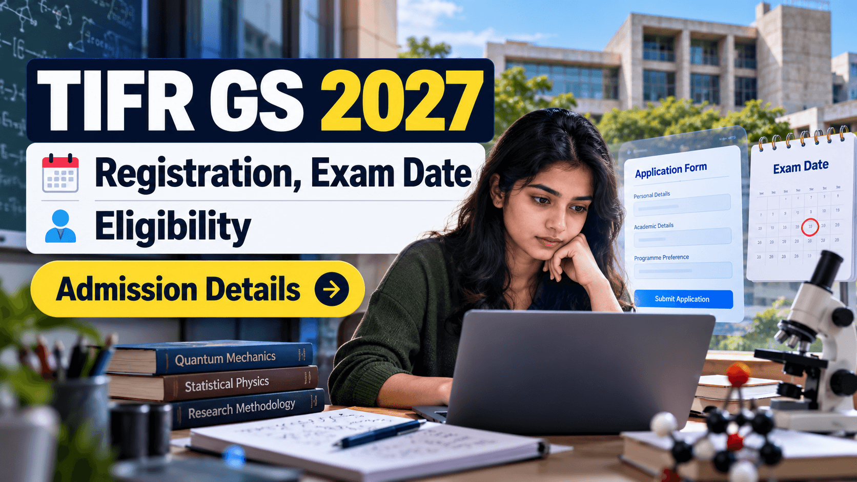 TIFR GS 2027 Registration Open: Check October 25 Deadline and December 13 Exam Date