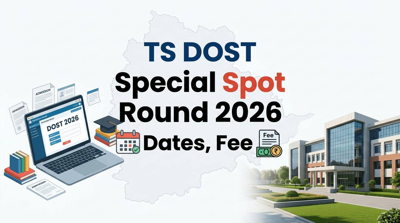TS DOST Special Spot Round 2026 Begins September 28; Check Fee, Eligibility and Documents