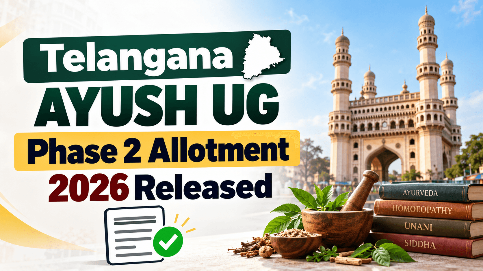 KNRUHS AYUSH Phase 2 Allotment 2026 Out: What Candidates Must Do Next