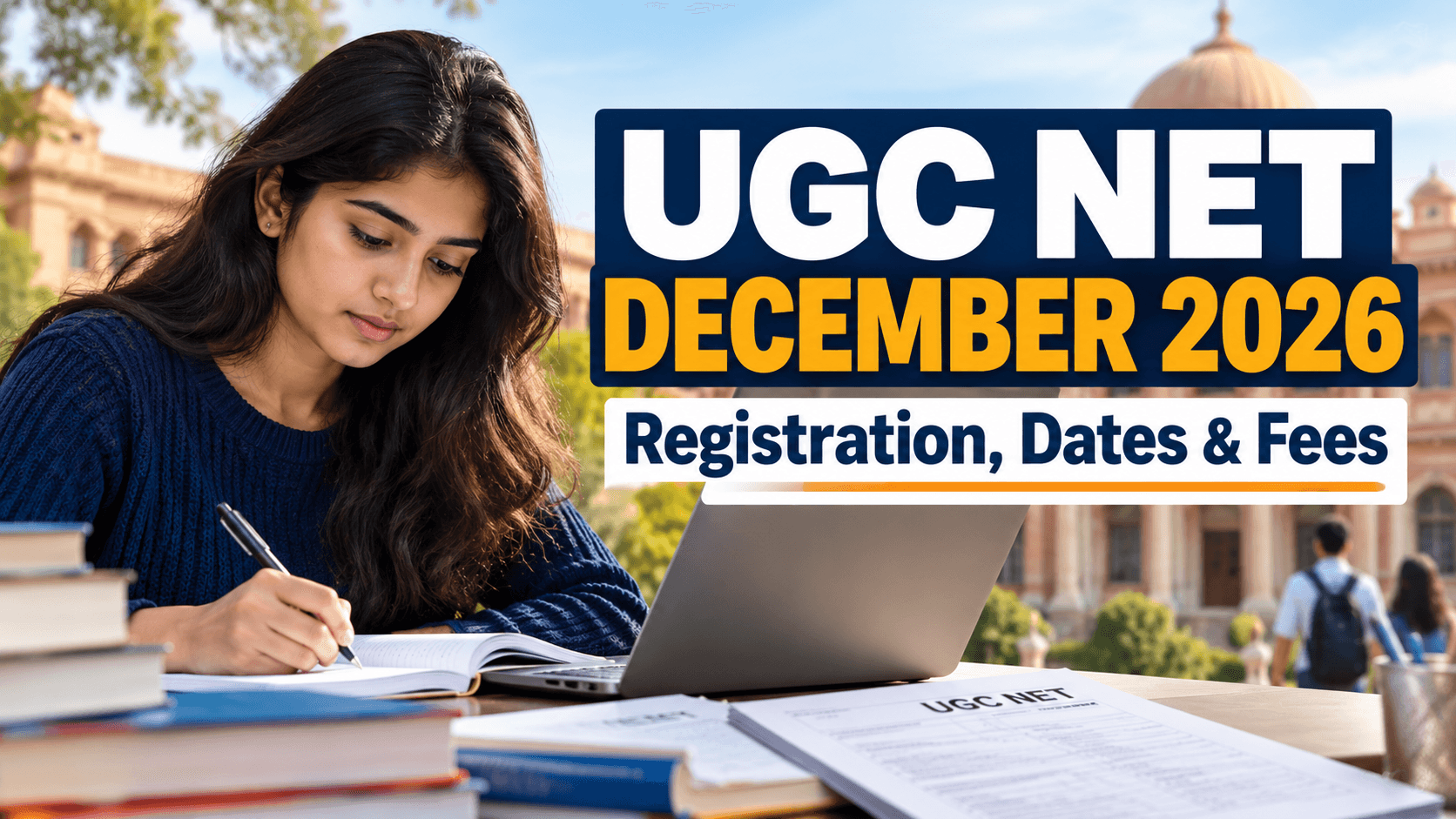 UGC NET December 2026: Registration Dates, Exam Schedule and Fees