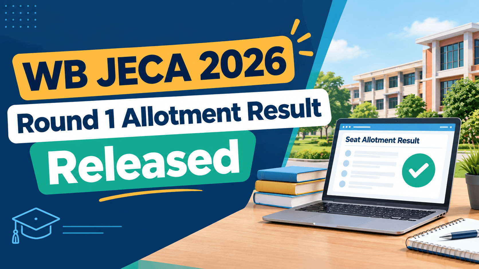 WB JECA 2026 Round 1 Allotment Result Released; Check Result, Fee and Reporting