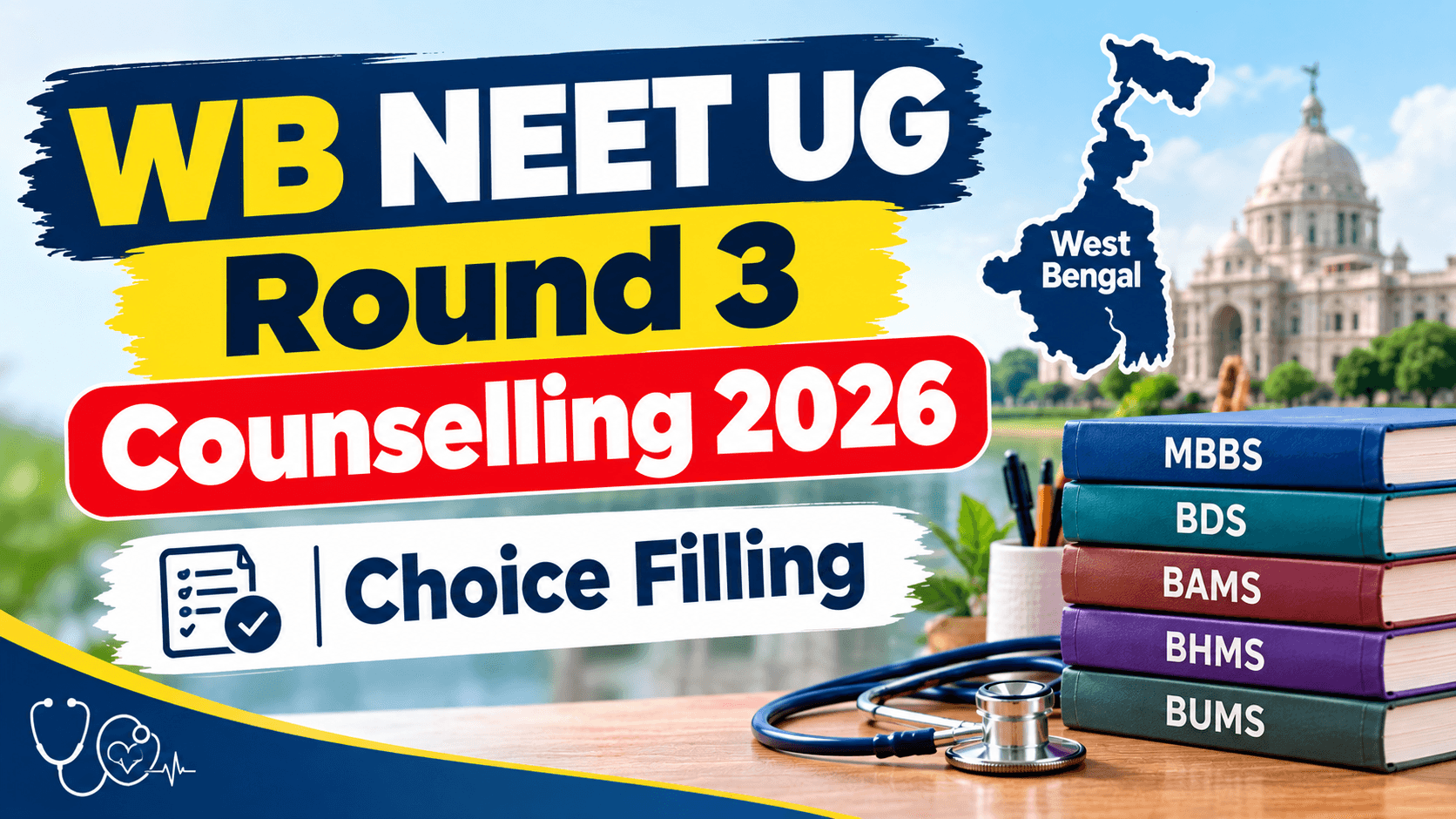 WB NEET UG Round 3 Choice Filling 2026 Begins; Check October 4 Deadline
