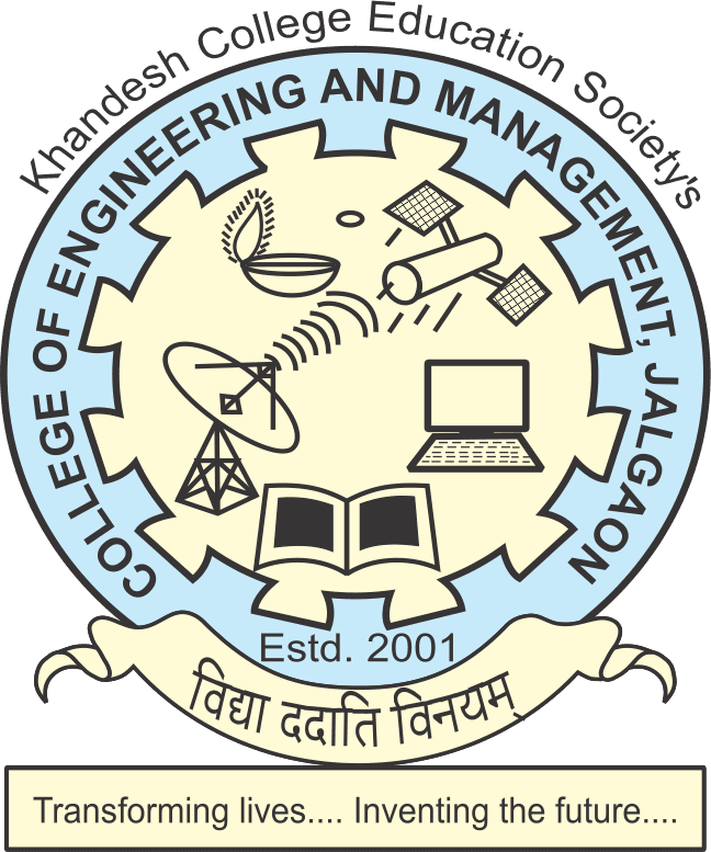 KCE Society's College of Engineering and Management, Jalgaon Logo