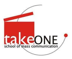 TakeOne School of Mass Communication, New Delhi Logo