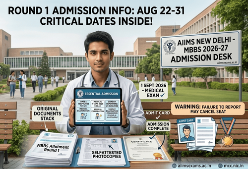 AIIMS New Delhi Issues Revised Reporting Guidelines for MBBS Admissions 2026
