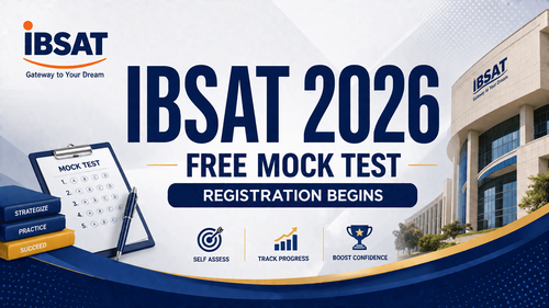 IBSAT 2026 Free National Mock Test Registration Open; Exam Scheduled for July 25