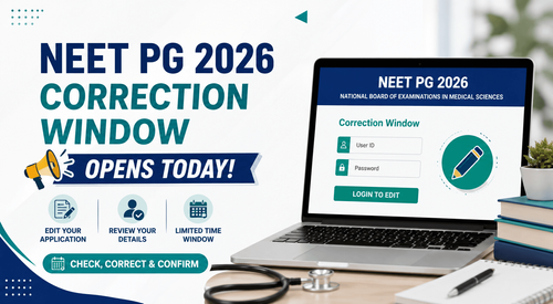 NEET PG 2026 Correction Window Opens at natboard.edu.in; Edit Application Form Till July 28