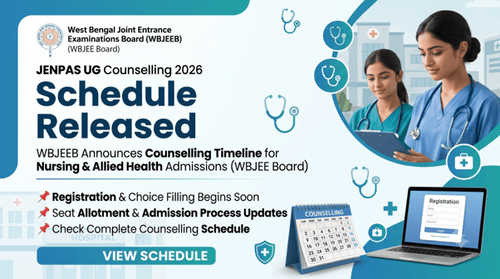 JENPAS UG 2026 Counselling Schedule Released, Registration Begins for Nursing & Paramedical Courses