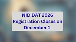 NID DAT 2026 Registration Closes Dec 1 for B.Des & M.Des