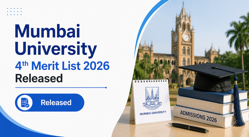 Computer Lingo List Mumbai University 4th Merit List 2026 Released